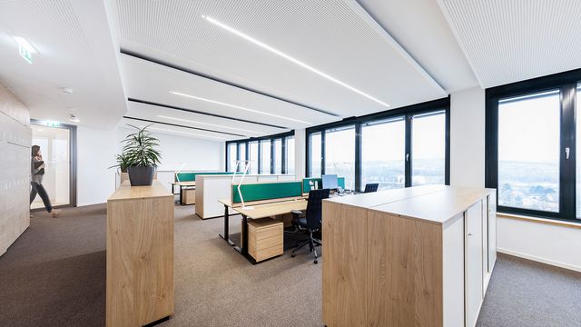 Offen gestaltete Büroflächen. © Romana Fürnkranz