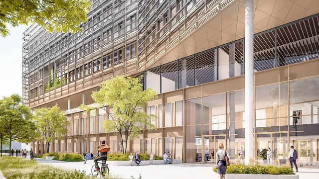Das Verwaltungszentrum wird eine Bereicherung für Nutzer:innen und Quartier darstellen. © ZOOM visual architecture | Burtscher Durig ZT GmbH
