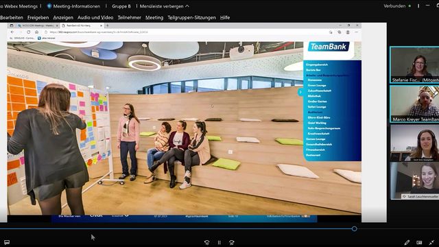 Screenshot einer 360°-Führung © TeamBank